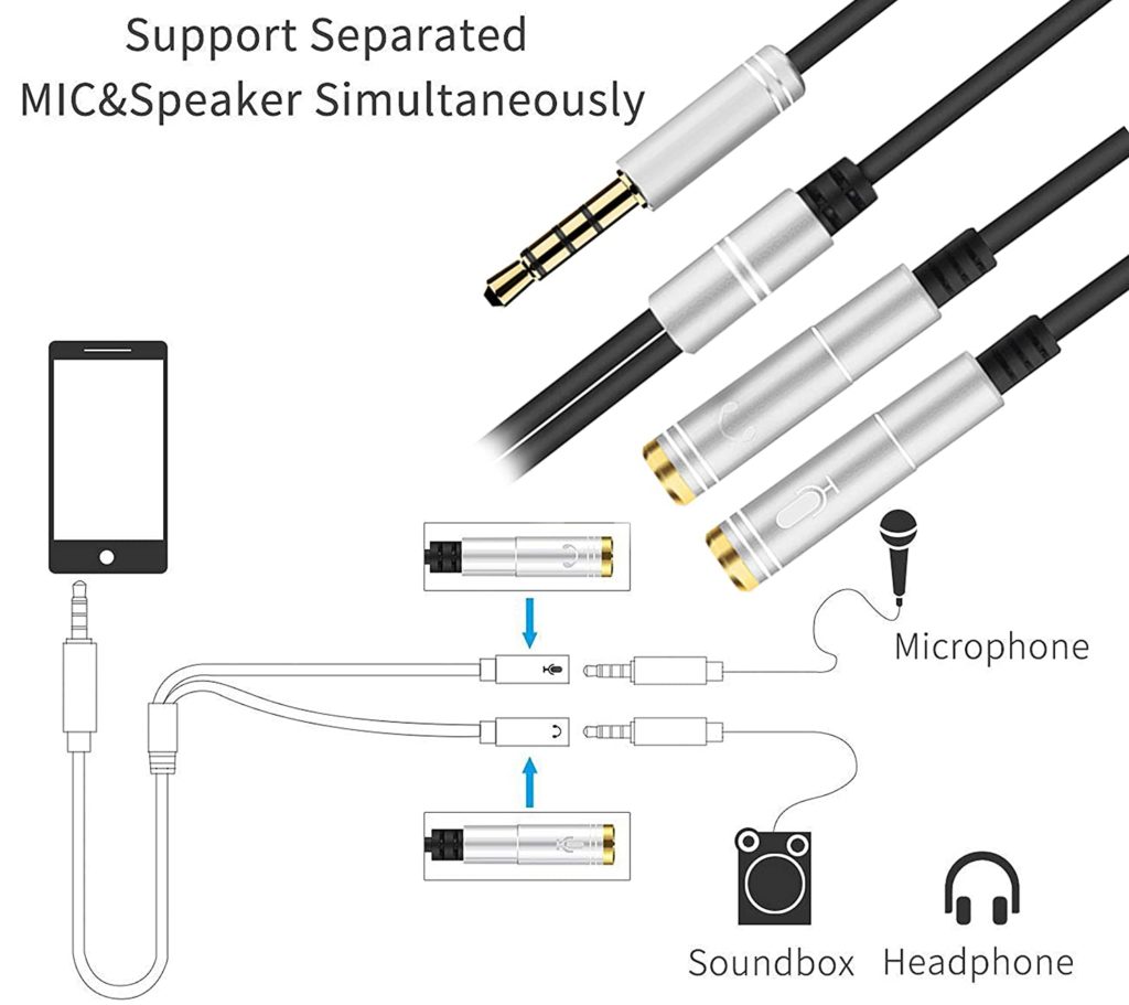 NEDIS Car Audio Aux-Kassetten-Adapter, 3.5 mm, Seillänge: 1.00 m